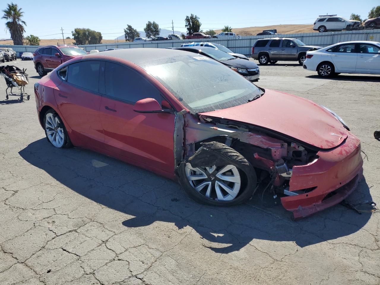2022 TESLA MODEL 3  VIN:5YJ3E1EB3NF295697