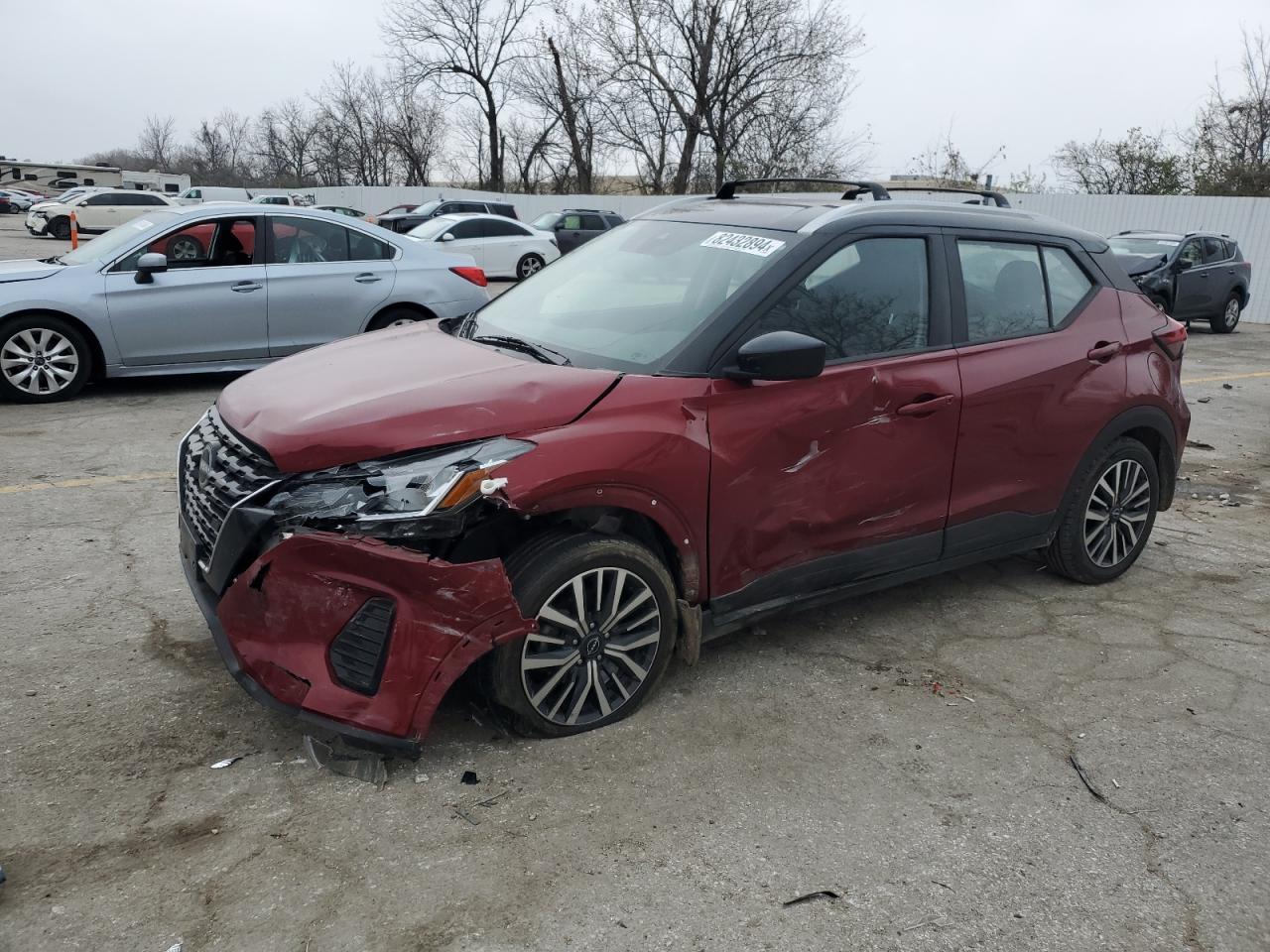 2022 NISSAN KICKS SV VIN:3N1CP5CV4NL524939