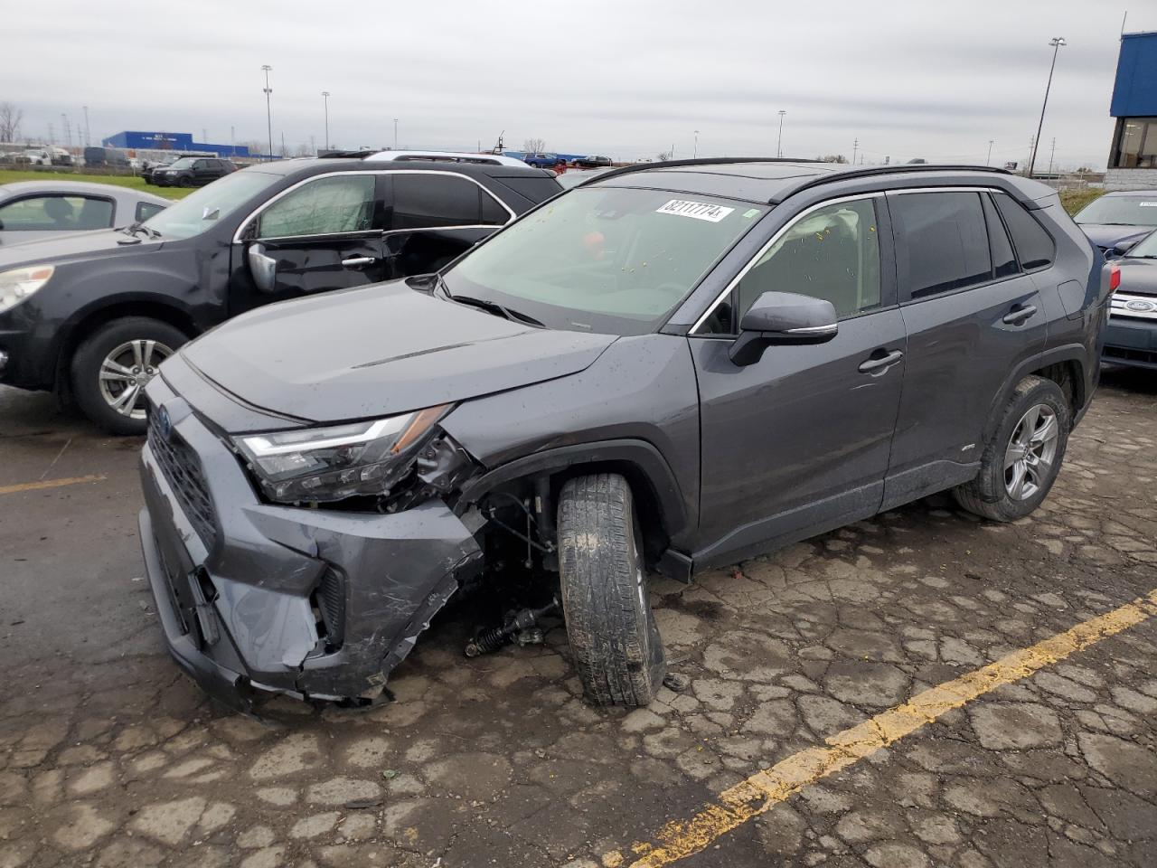 2022 TOYOTA RAV4 XLE VIN:JTMRWRFV9ND569491
