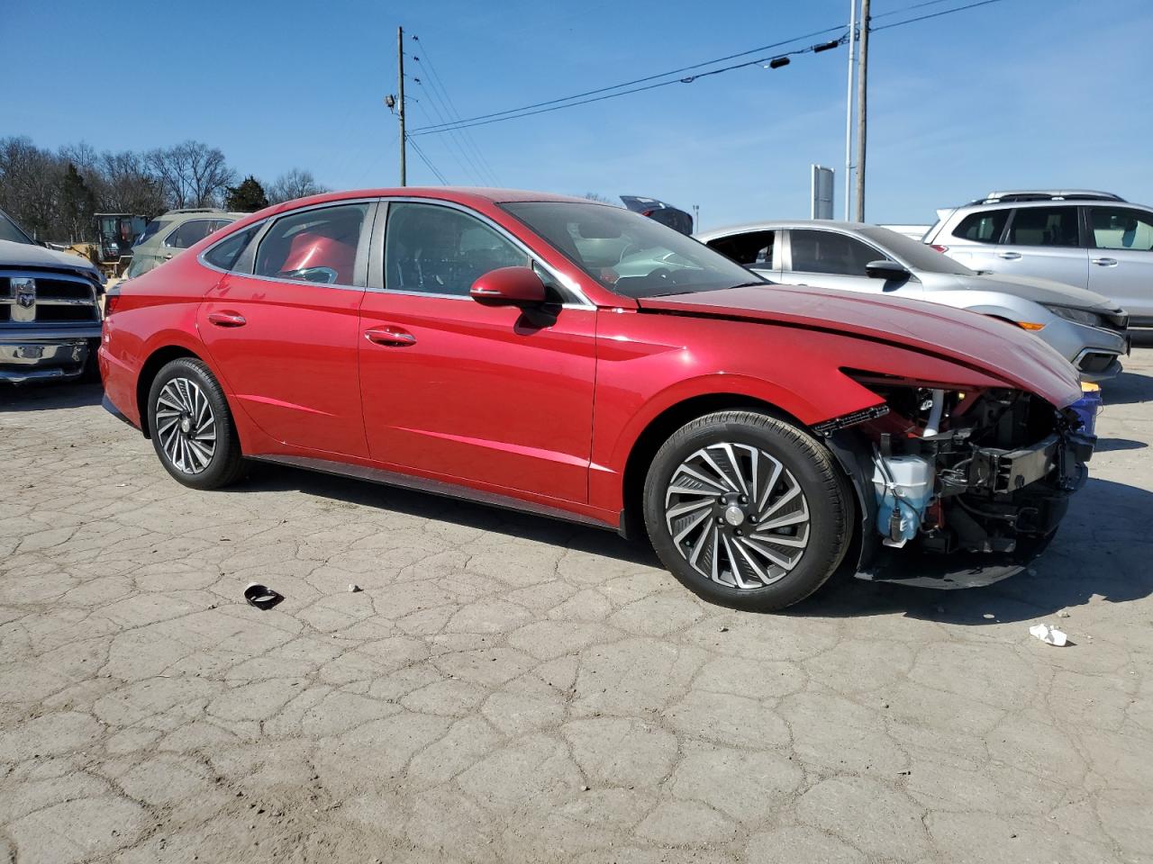 2022 HYUNDAI SONATA HYBRID VIN:KMHL34JJ5NA038629