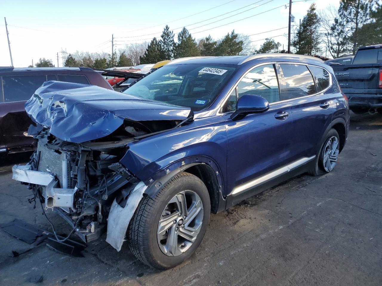 2022 HYUNDAI SANTA FE SEL VIN:5NMS2DAJ4NH425830