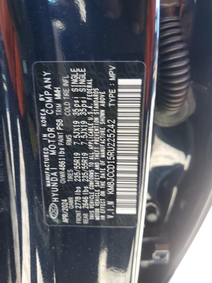 2024 HYUNDAI TUCSON SEL CONVENIENCE VIN:KM8JCCD15RU225242