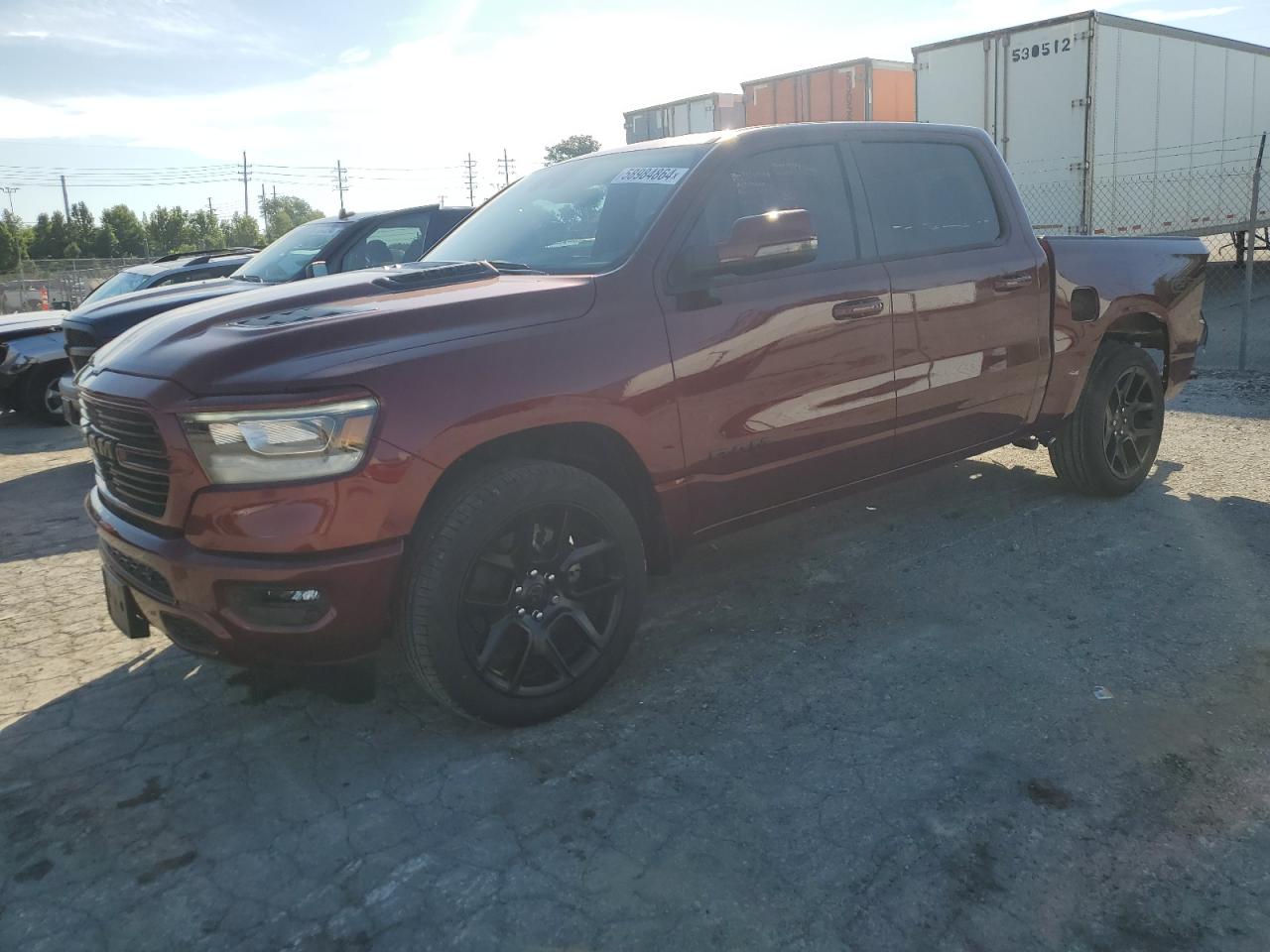 2023 RAM 1500 LARAMIE VIN:1C6SRFJT3PN607279