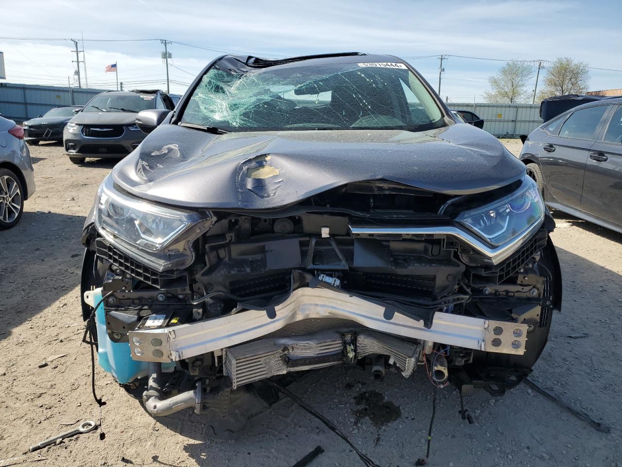 2022 HONDA CR-V EXL VIN:5J6RW2H80NA007781