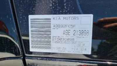 2016 Kia Carnival VIN: