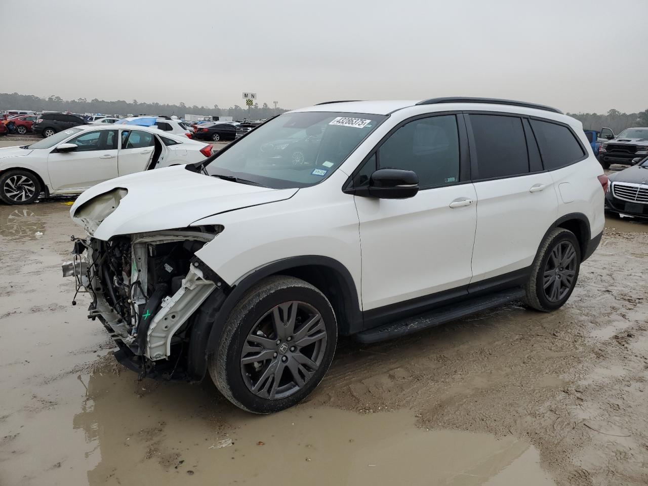 2022 HONDA PILOT SPORT VIN:5FNYF6H35NB084828