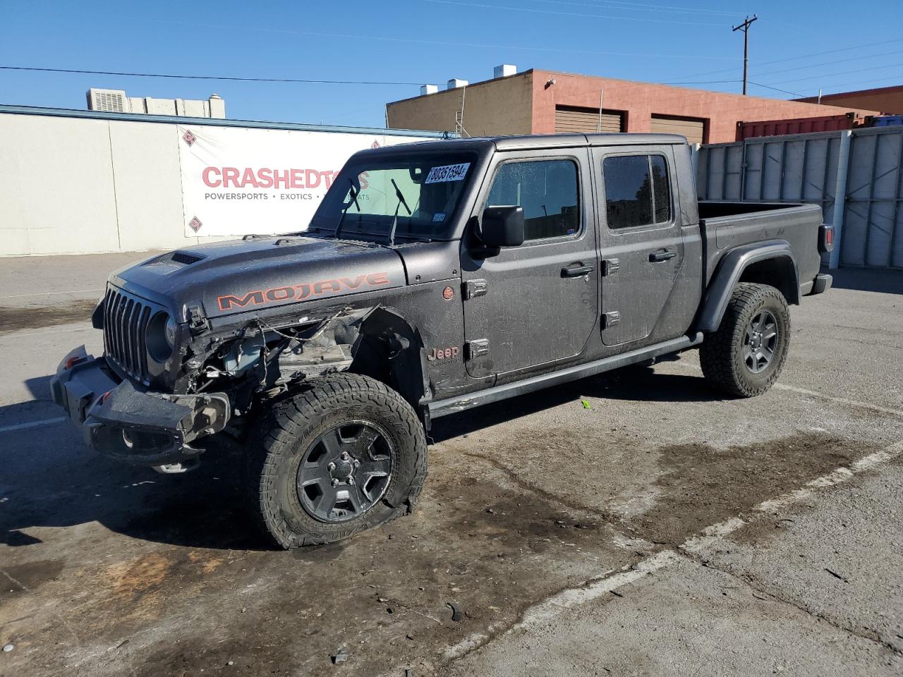 2022 JEEP GLADIATOR MOJAVE VIN:1C6JJTEG7NL116155
