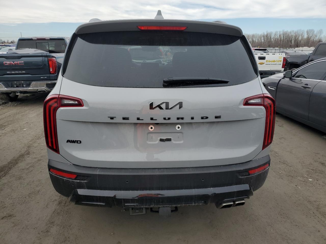 2022 KIA TELLURIDE SX VIN:5XYP5DHC9NG323275