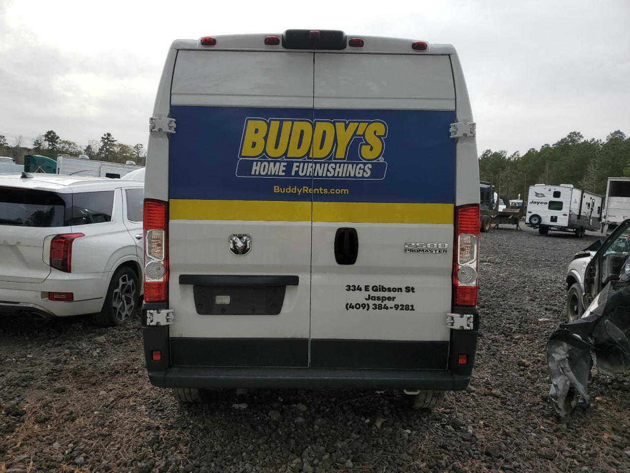 2023 RAM PROMASTER 2500 2500 HIGH VIN:3C6LRVDG3PE558604