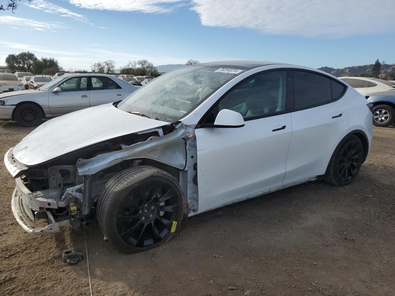 2022 TESLA MODEL Y  VIN:7SAYGAEE8NF384436
