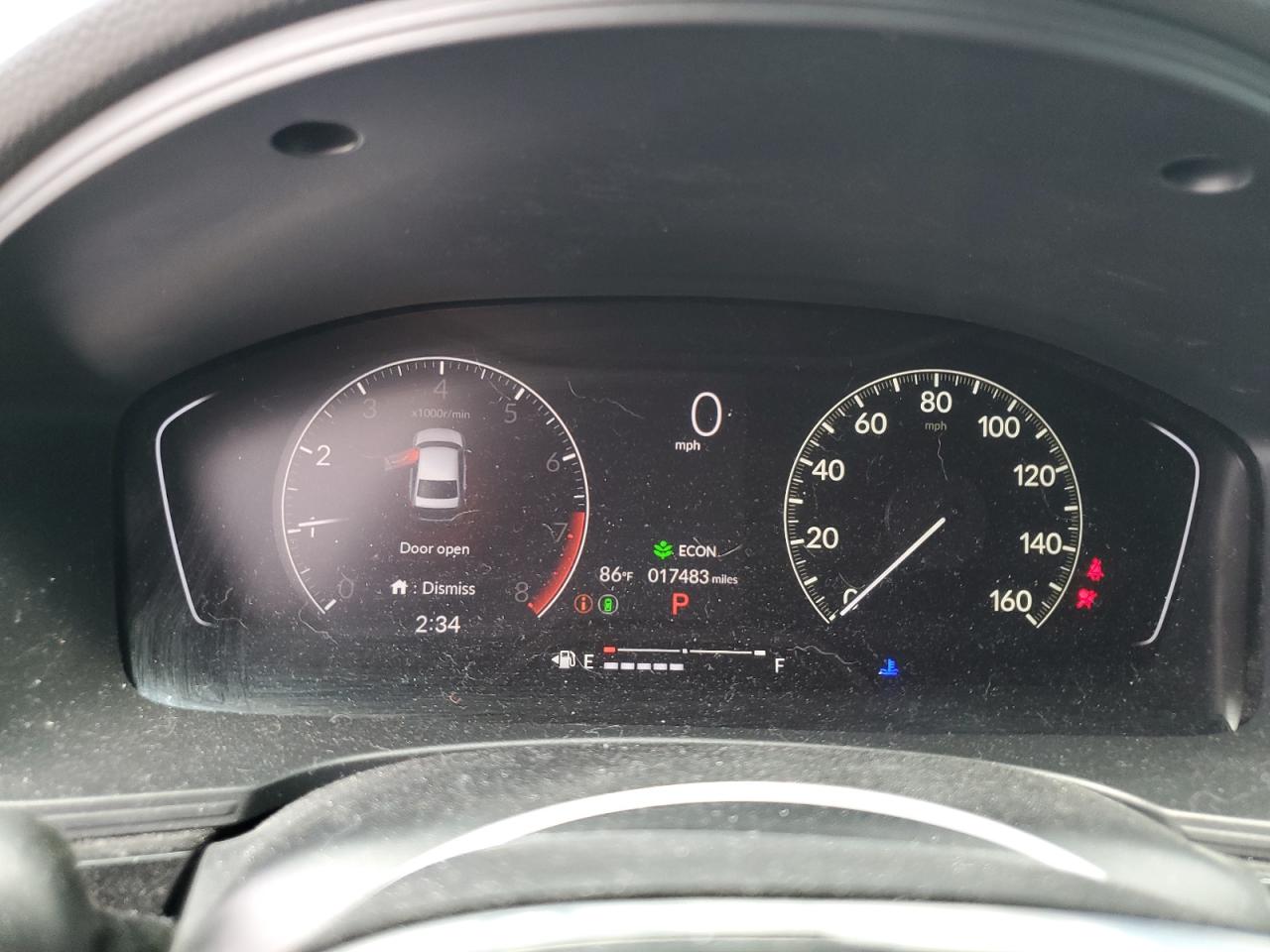 2022 HONDA CIVIC SPORT VIN:2HGFE2F54NH565883