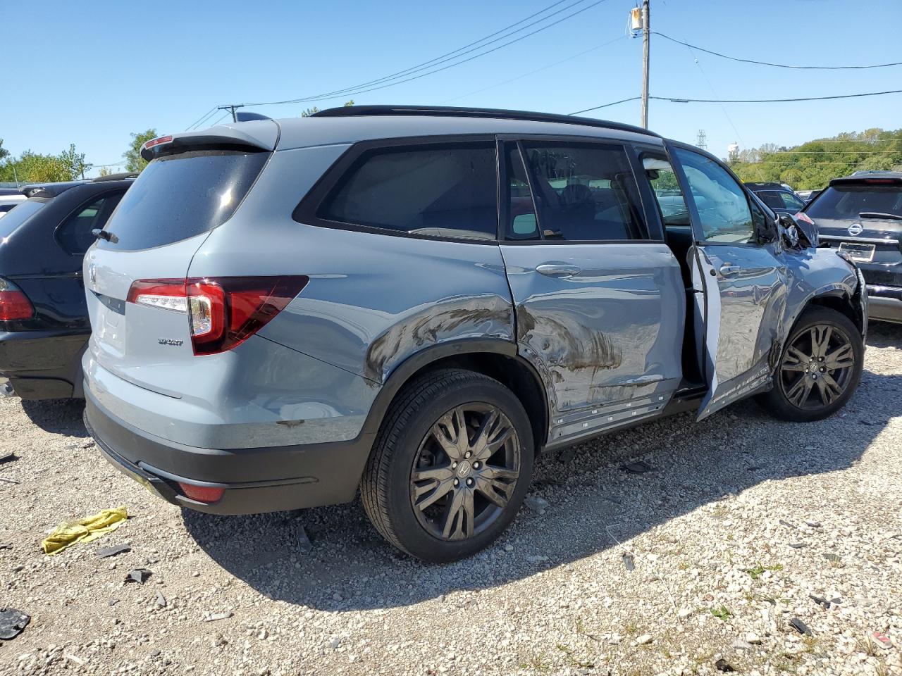 2022 HONDA PILOT SPORT VIN:5FNYF5H37NB023720