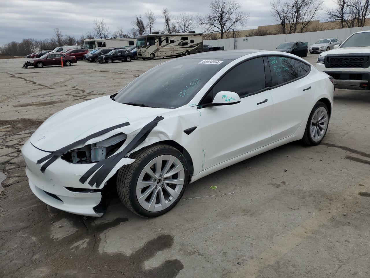 2022 TESLA MODEL 3  VIN:5YJ3E1EB7NF344741