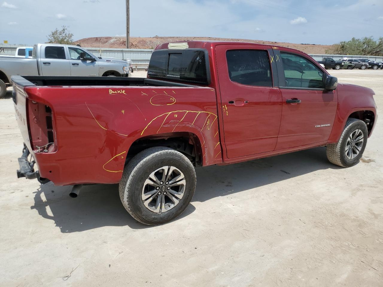 2022 CHEVROLET COLORADO Z71 VIN:1GCGSDENXN1111273