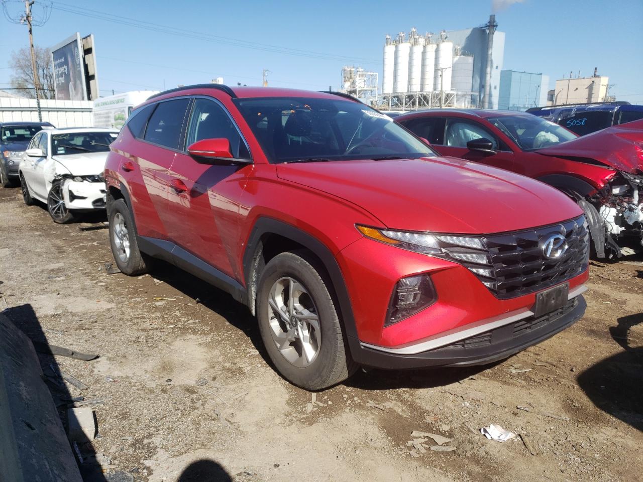 2022 HYUNDAI TUCSON SEL VIN:5NMJBCAE8NH040523