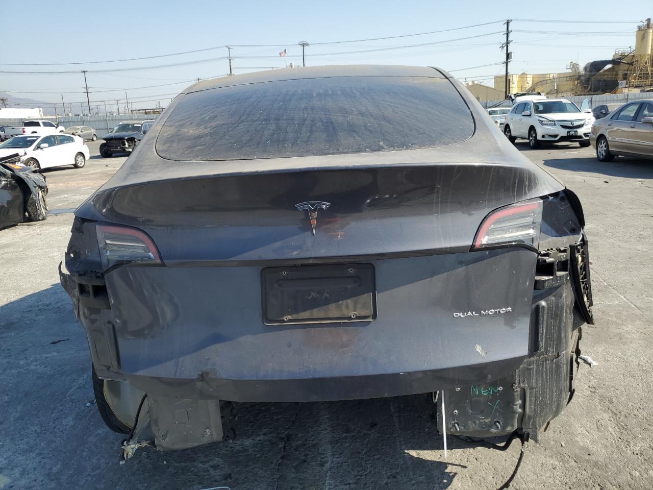 2022 TESLA MODEL Y  VIN:7SAYGDEE3NF365908