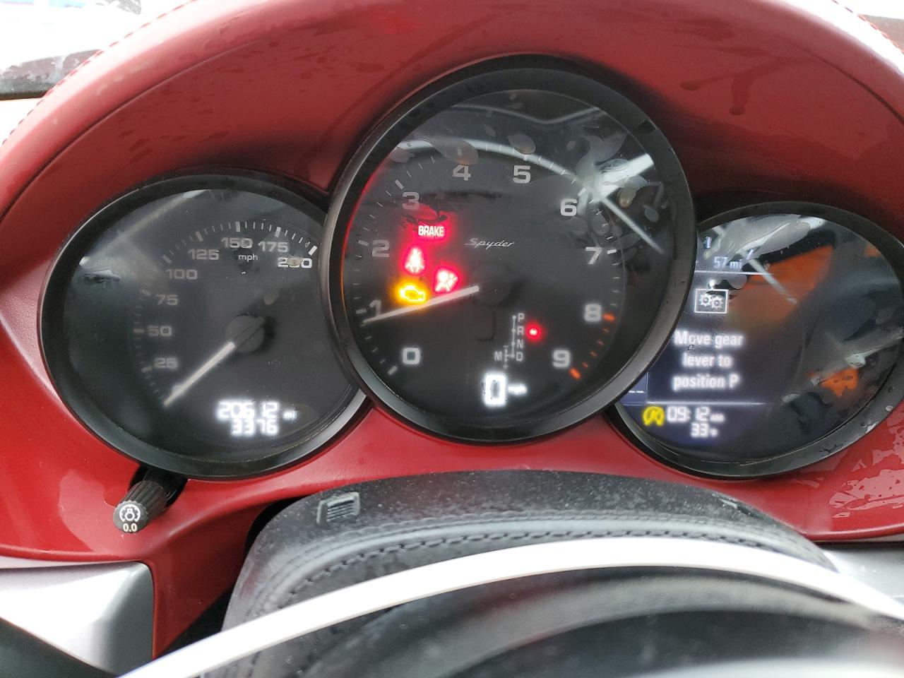 2023 PORSCHE BOXSTER SPYDER VIN:WP0CC2A81PS222016