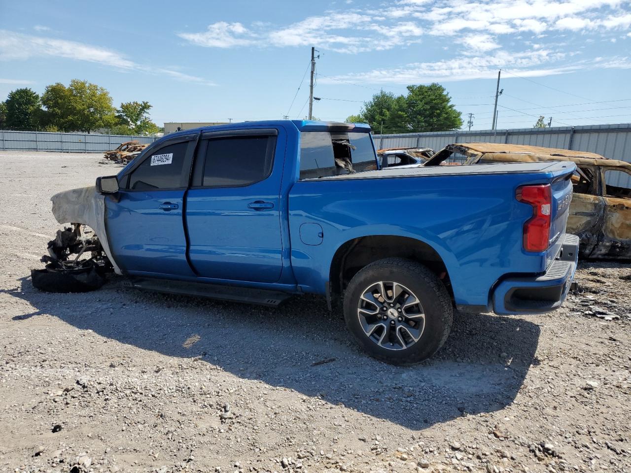 2022 CHEVROLET SILVERADO K1500 RST VIN:1GCUDEET5NZ540727