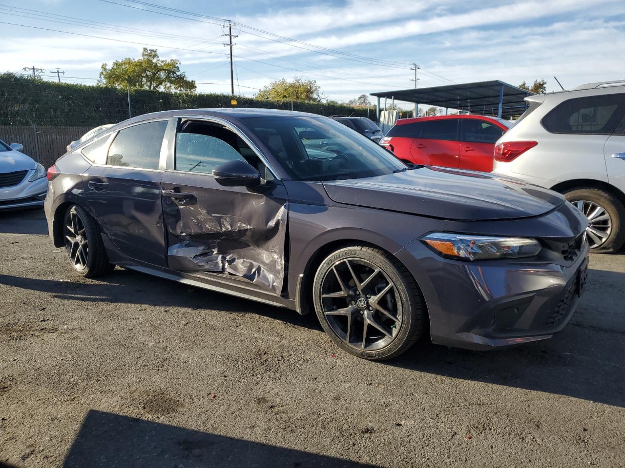 2022 HONDA CIVIC SPORT TOURING VIN:19XFL1H8XNE014830