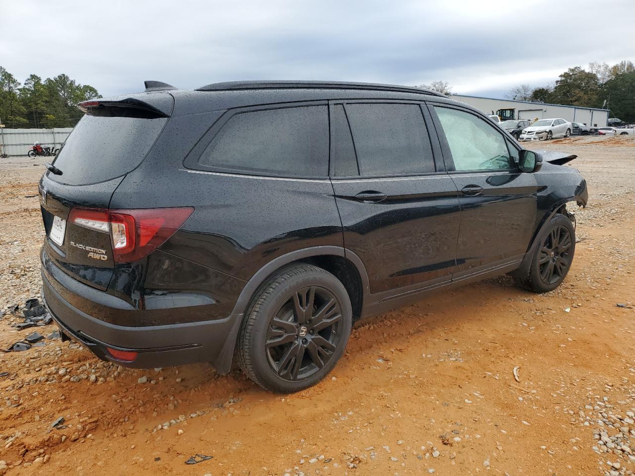 2022 HONDA PILOT BLACK VIN:5FNYF6H77NB025959