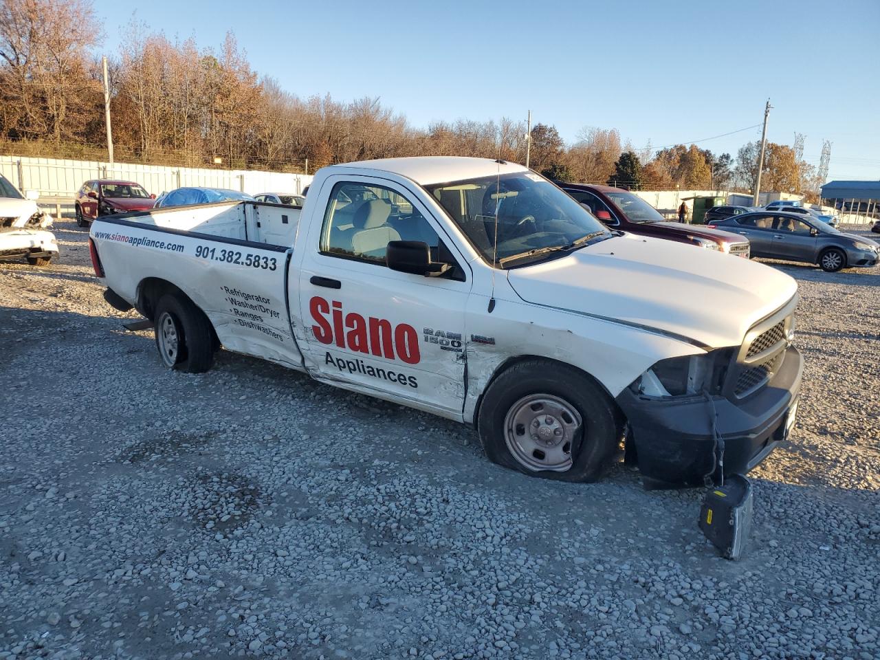 2023 RAM 1500 CLASSIC TRADESMAN VIN:3C6JR6DT2PG656294