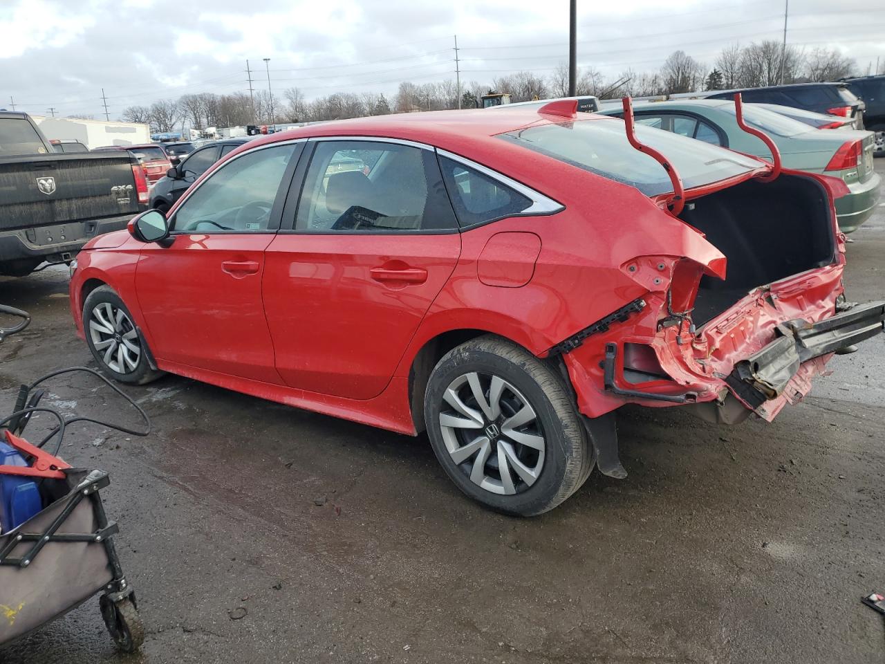 2022 HONDA CIVIC LX VIN:2HGFE2F2XNH595752