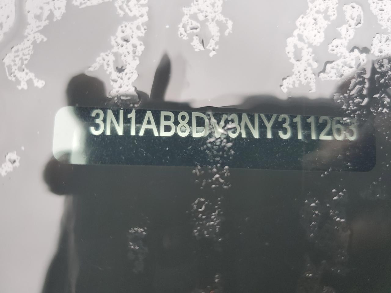 2022 NISSAN SENTRA SR VIN:3N1AB8DV3NY311263