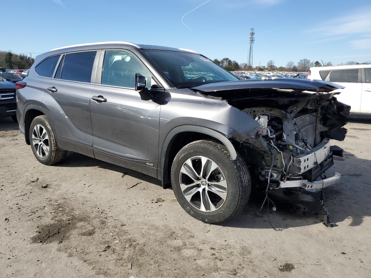 2023 TOYOTA HIGHLANDER HYBRID XLE VIN:5TDKBRCH7PS124797