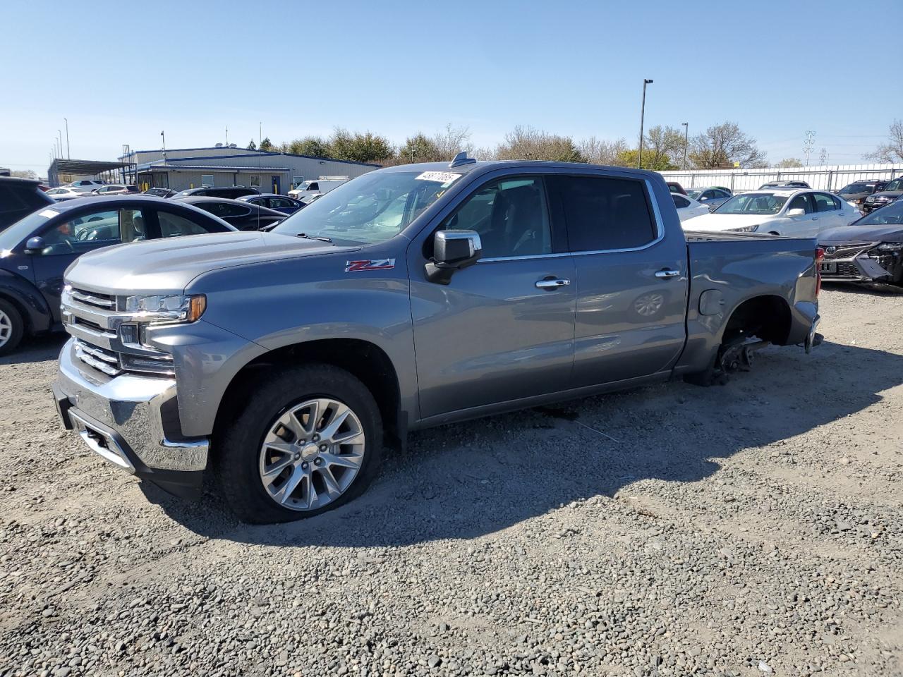 2022 CHEVROLET SILVERADO LTD K1500 LTZ VIN:1GCUYGEDXNZ202961