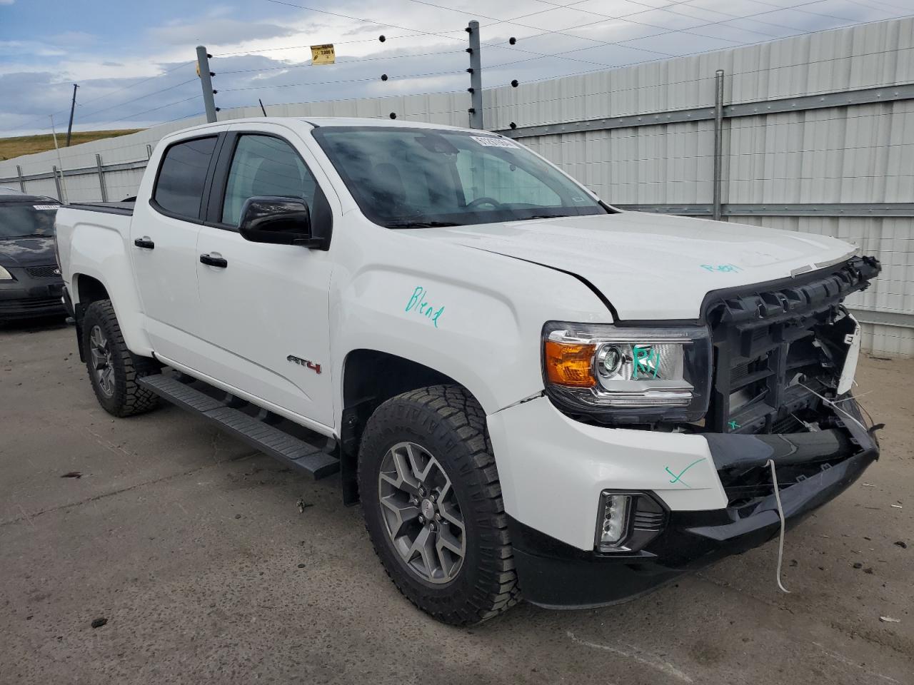 2022 GMC CANYON AT4 VIN:1GTG6FEN5N1124903