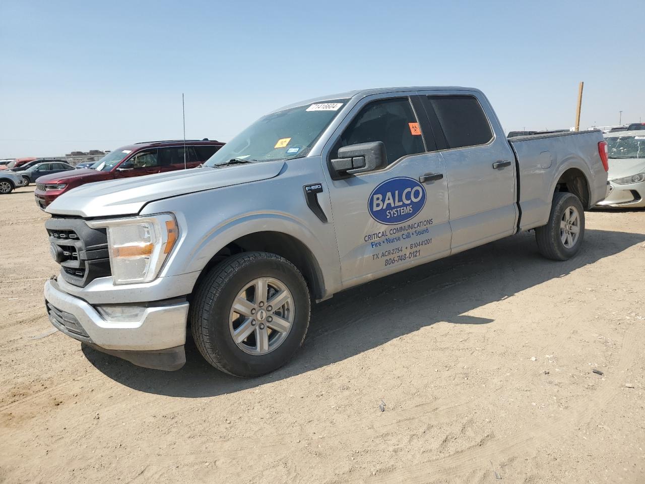 2022 FORD F150 SUPERCREW VIN:1FTEW1C51NKE20590