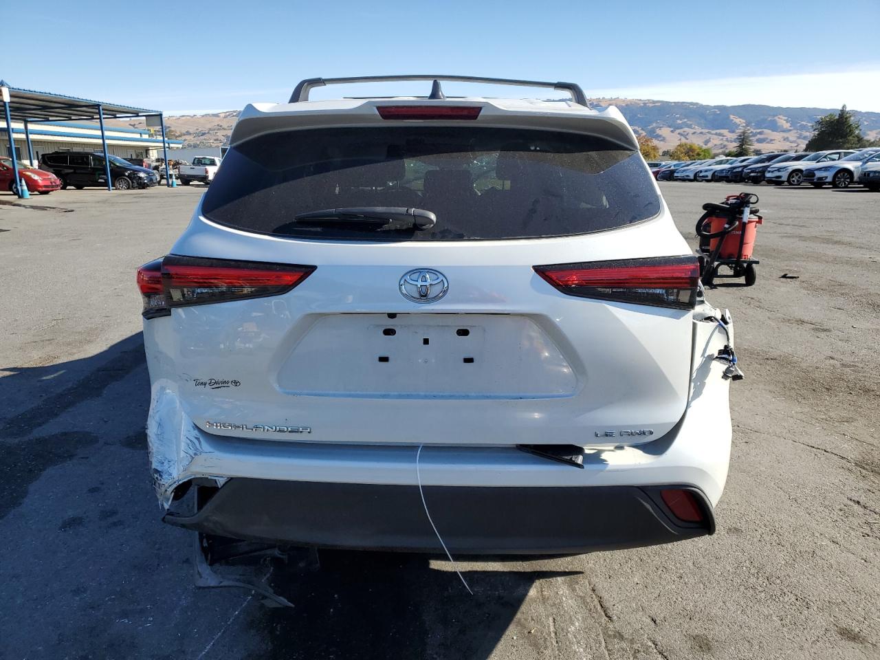 2022 TOYOTA HIGHLANDER L VIN:5TDBZRBH4NS245684