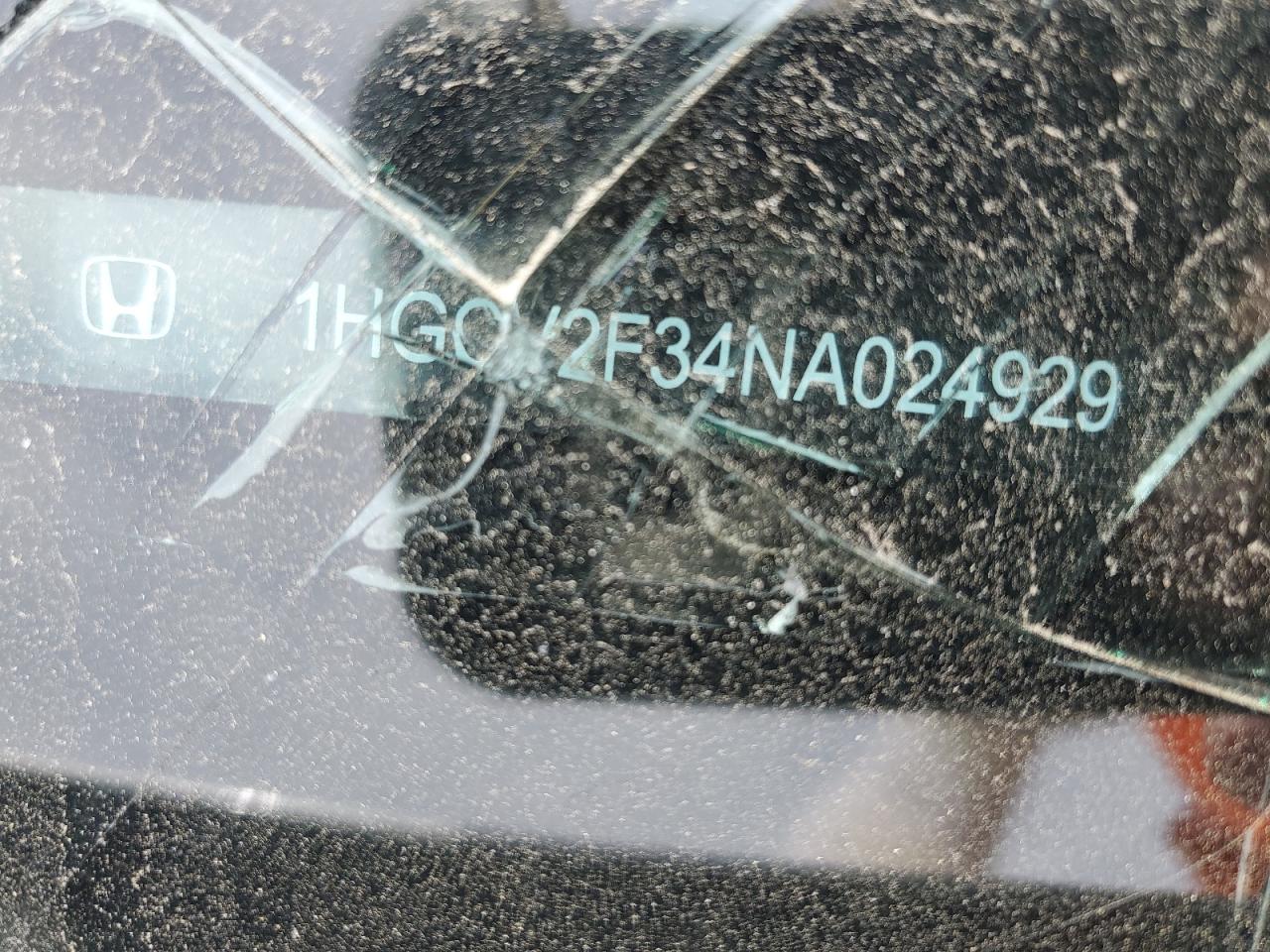 2022 HONDA ACCORD SPORT VIN:1HGCV2F34NA024929