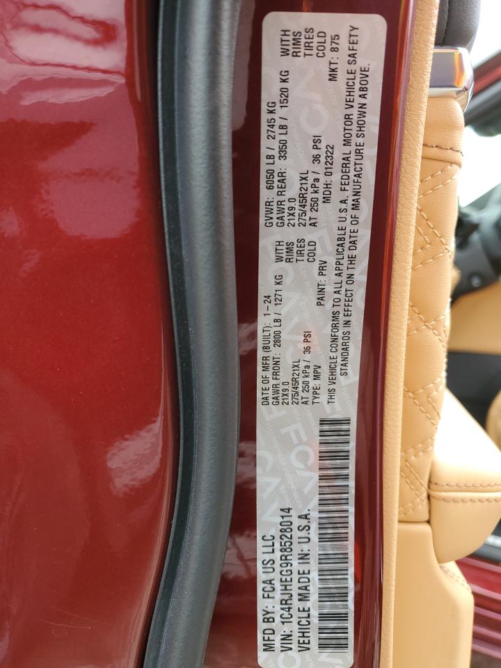 2024 JEEP GRAND CHEROKEE SUMMIT VIN:1C4RJHEG9R8528014