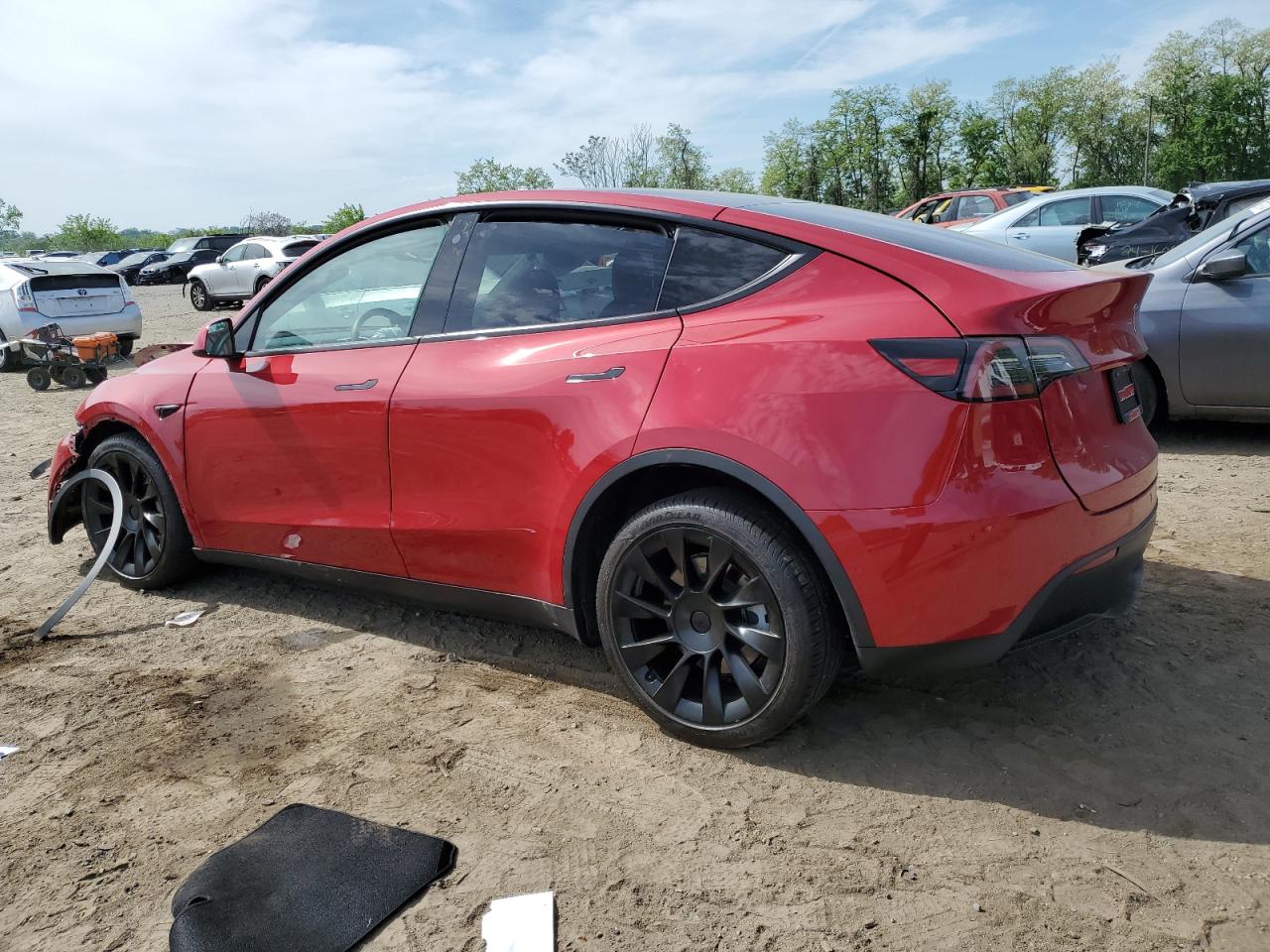 2022 TESLA MODEL Y  VIN:7SAYGDEE2NF386233