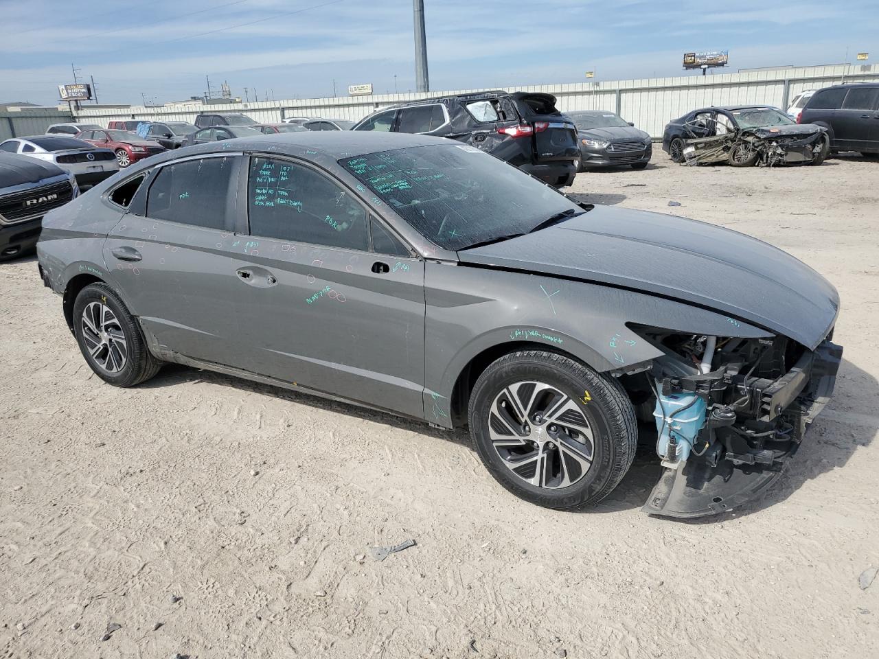 2022 HYUNDAI SONATA HYBRID VIN:KMHL24JJ9NA037325
