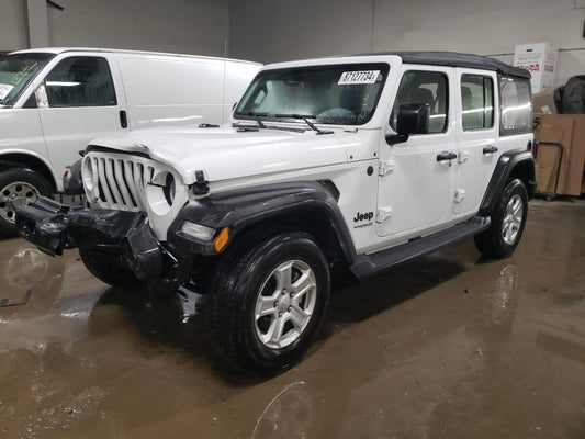 2022 JEEP WRANGLER UNLIMITED SPORT VIN:1C4HJXDN2NW195179