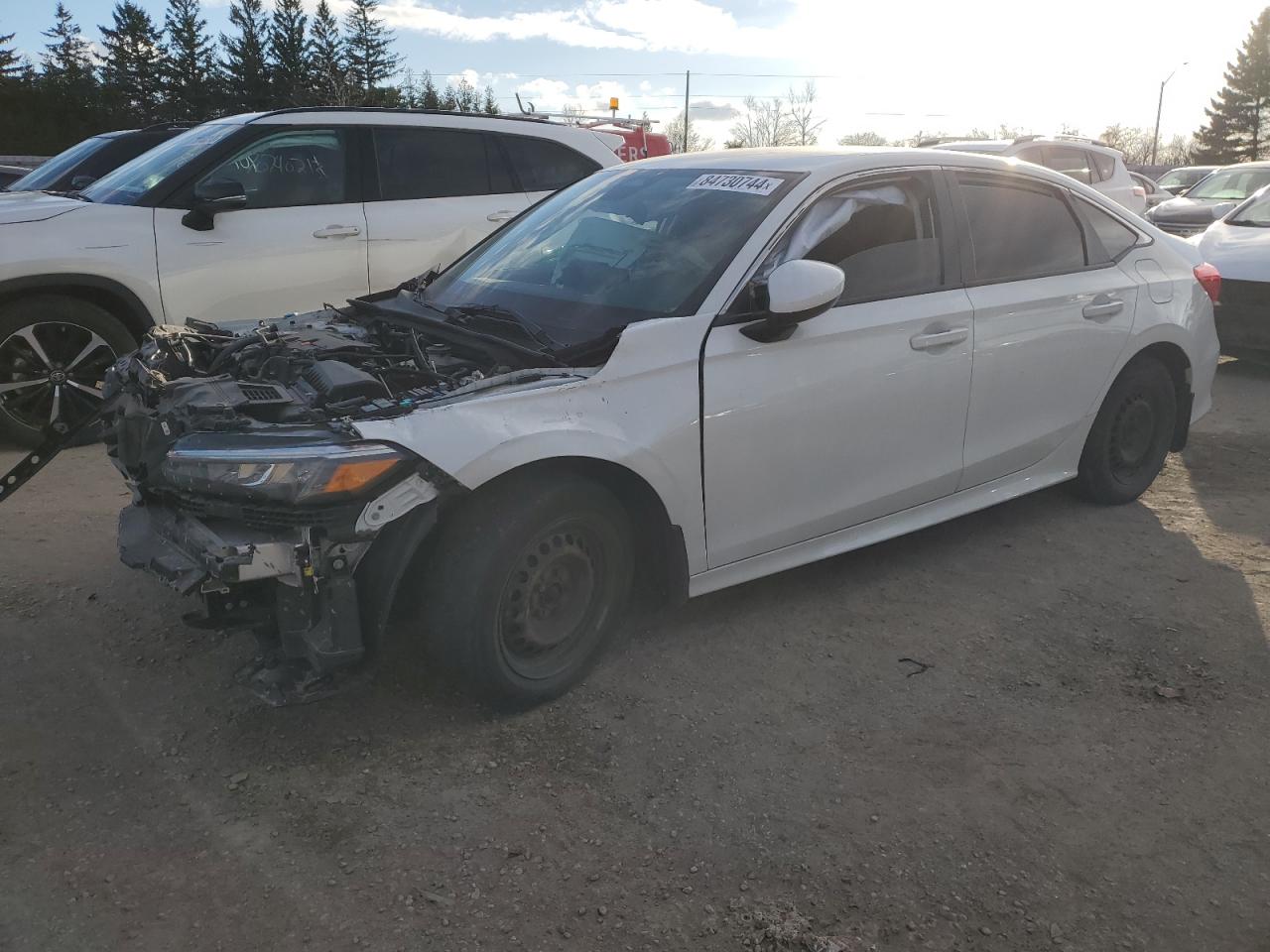 2022 HONDA CIVIC LX VIN:2HGFE2F23NH115311