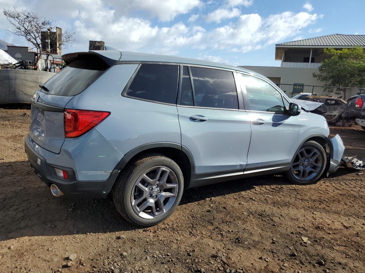 2022 HONDA PASSPORT EXL VIN:5FNYF7H58NB003733