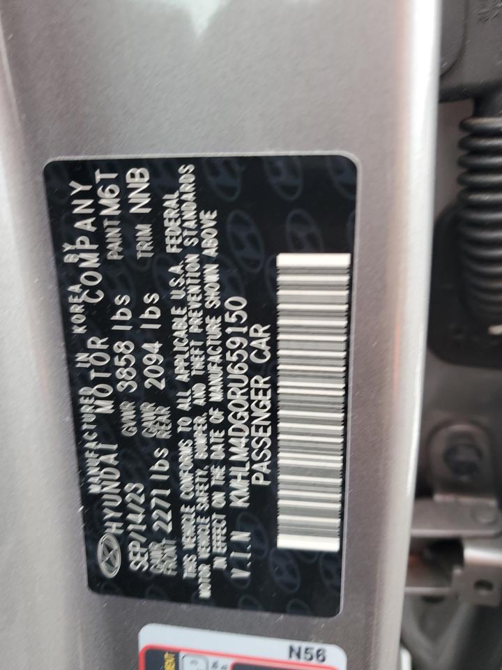 2024 HYUNDAI ELANTRA SEL VIN:KMHLM4DG0RU659150