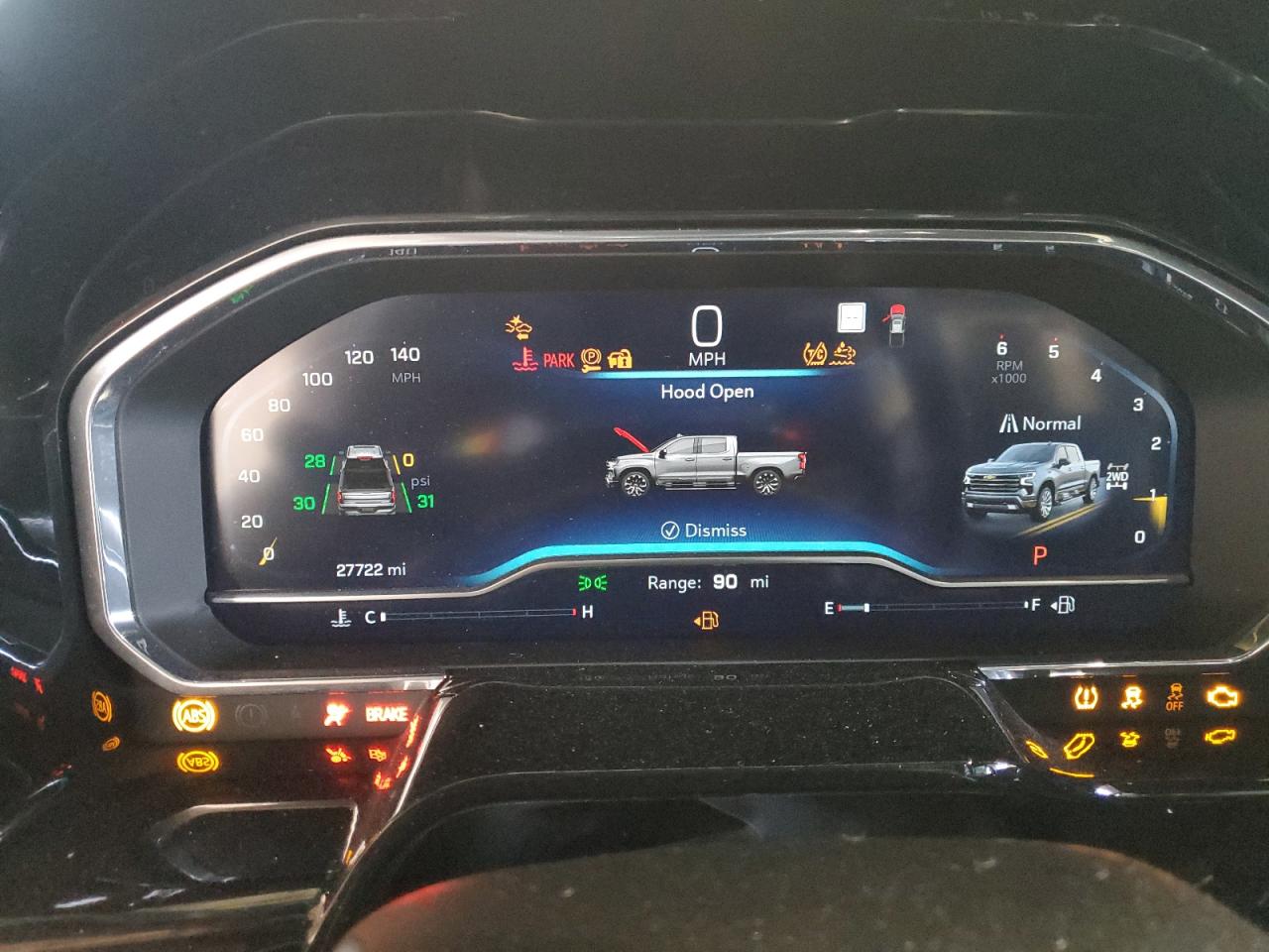 2022 CHEVROLET SILVERADO K1500 HIGH COUNTRY VIN:1GCUDJET5NZ577754