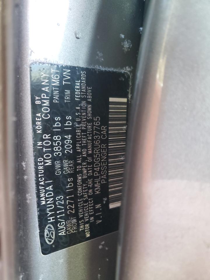 2024 HYUNDAI ELANTRA LIMITED VIN:KMHLP4DG5RU637765