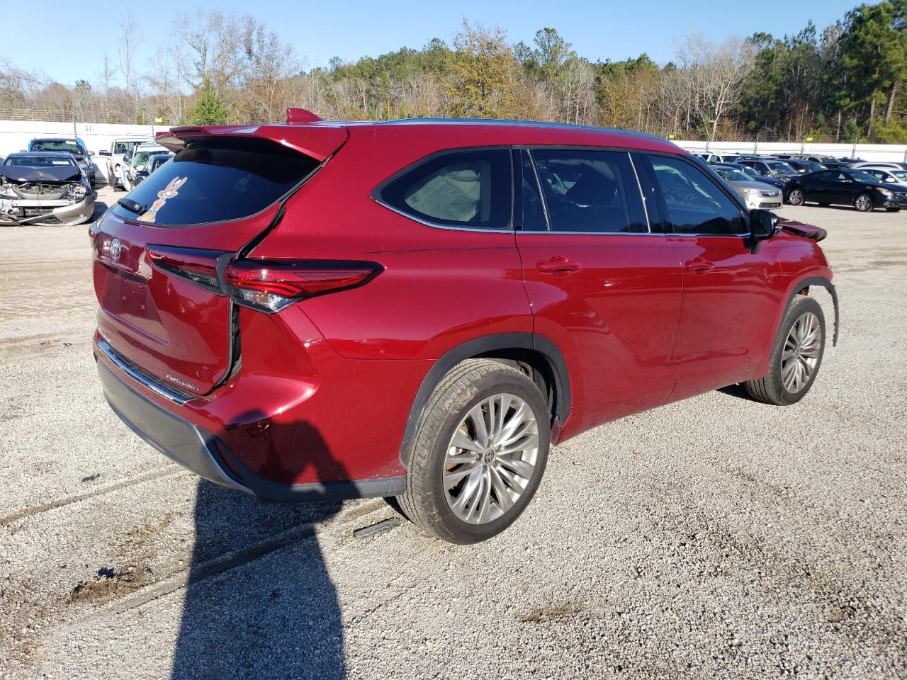 2022 TOYOTA HIGHLANDER PLATINUM VIN:5TDFZRAH5NS123662