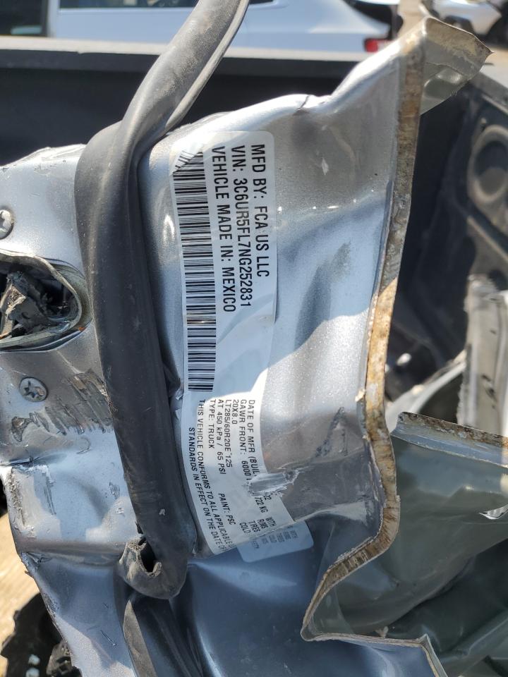 2022 RAM 2500 LARAMIE VIN:3C6UR5FL7NG252831