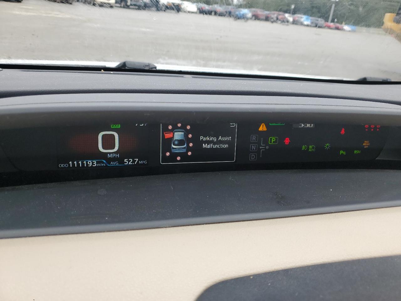 2022 TOYOTA PRIUS NIGHT SHADE VIN:JTDKAMFU1N3154259