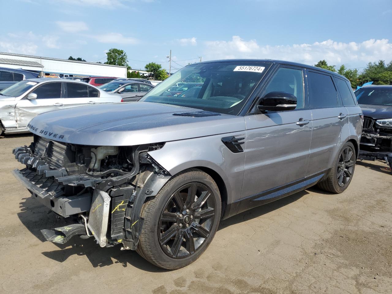 2022 LAND ROVER RANGE ROVER SPORT HSE SILVER EDITION VIN:SALWR2SU2NA202487