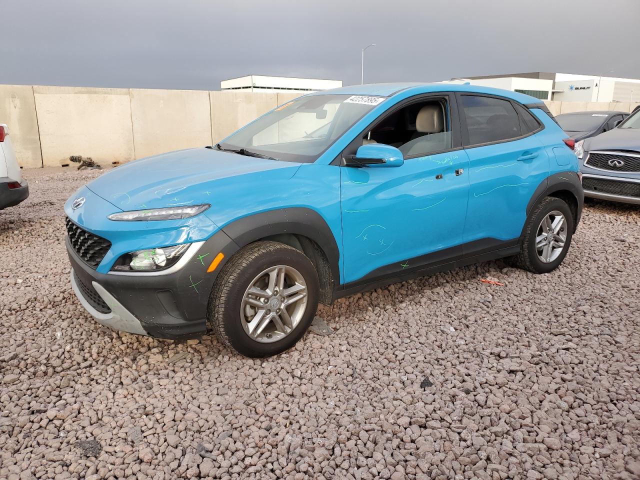 2022 HYUNDAI KONA SEL VIN:KM8K22ABXNU808771
