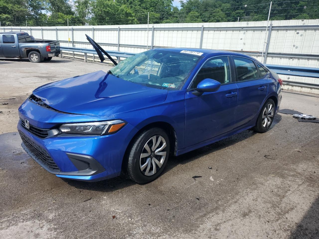 2022 HONDA CIVIC LX VIN:2HGFE2F2XNH528438