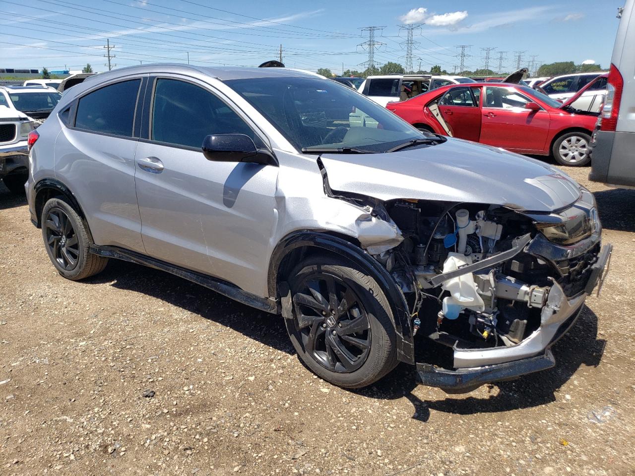 2022 HONDA HR-V SPORT VIN:3CZRU6H12NM731488