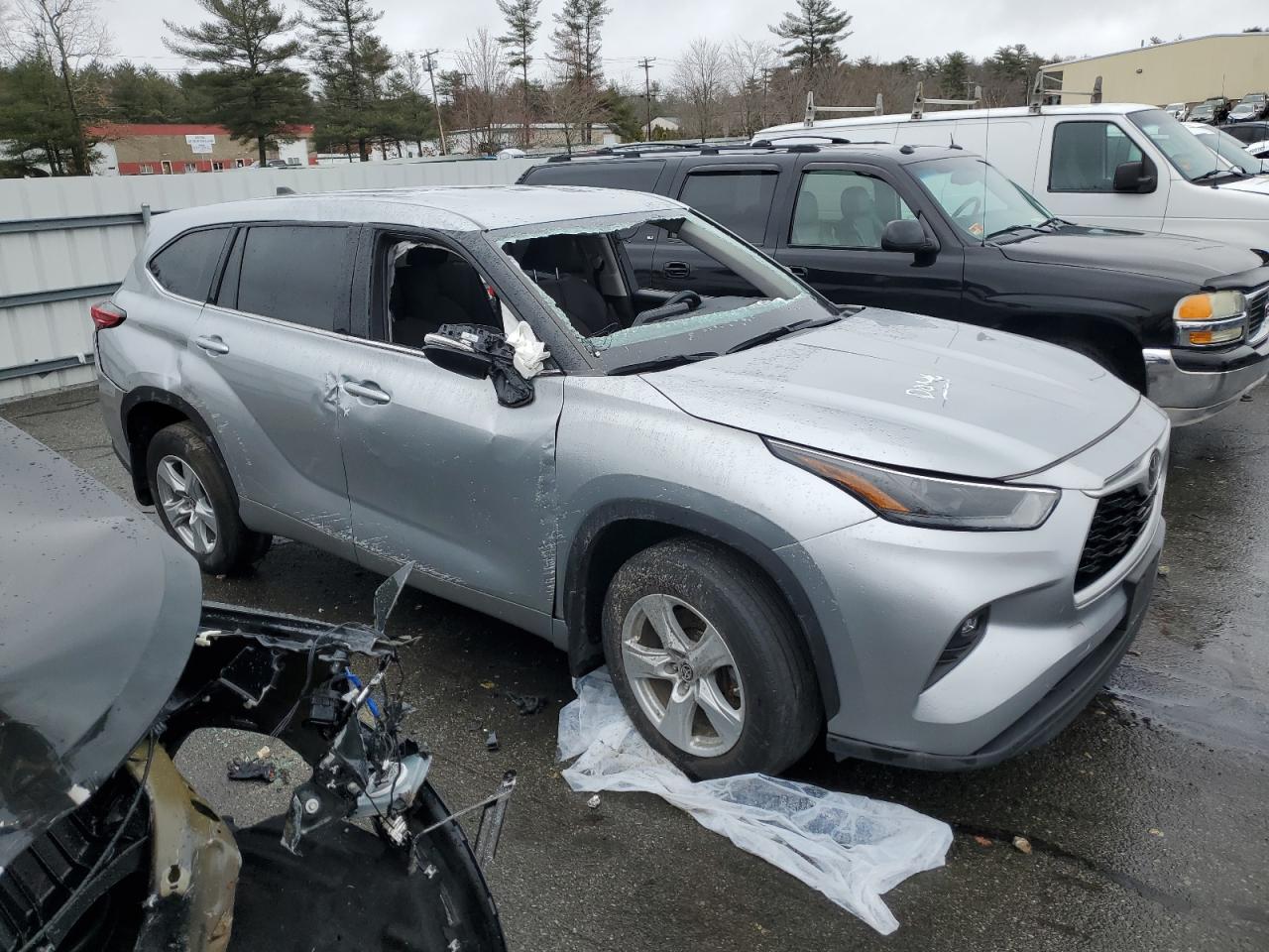 2022 TOYOTA HIGHLANDER L VIN:5TDBZRBH2NS178051